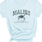 Malibu California Beach and Surf Bella Graphic Tee