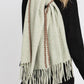 Contrast Stitch Oversize Winter Scarf