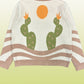 Desert cactus cardigan