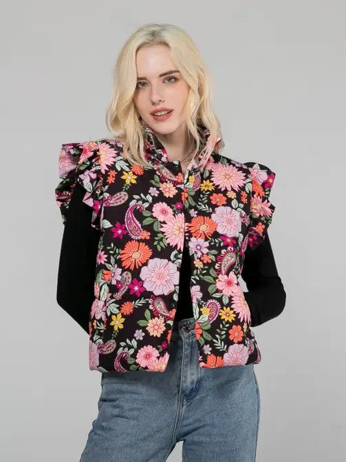 Floral vest