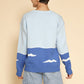 Shark attack knit sweater