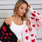 Two Tone Heart Cardigan