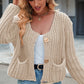 Cropped Knit Cardigan