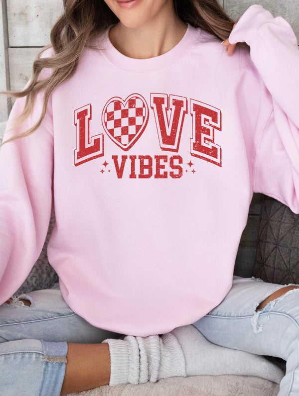 Love Vibes Graphic Sweatshirt