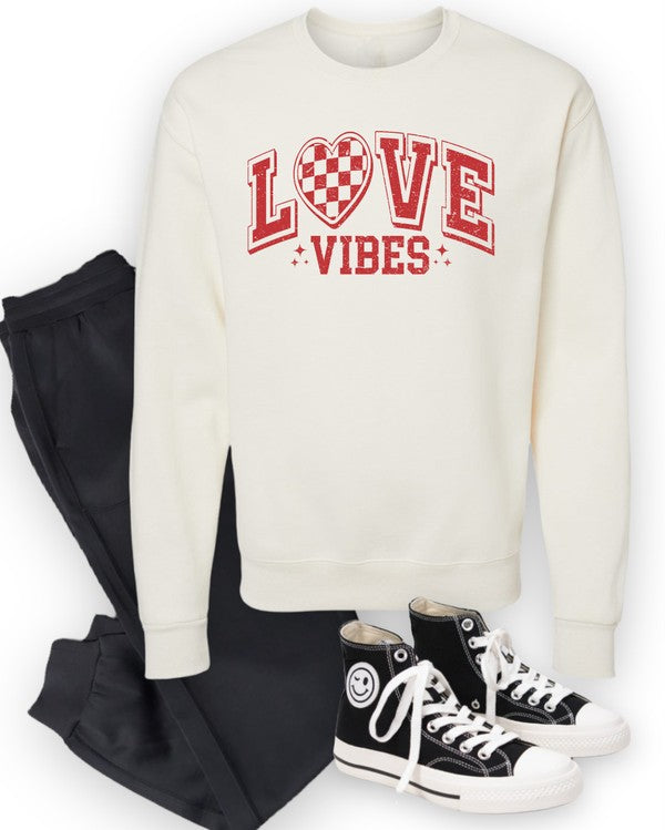 Love Vibes Graphic Sweatshirt