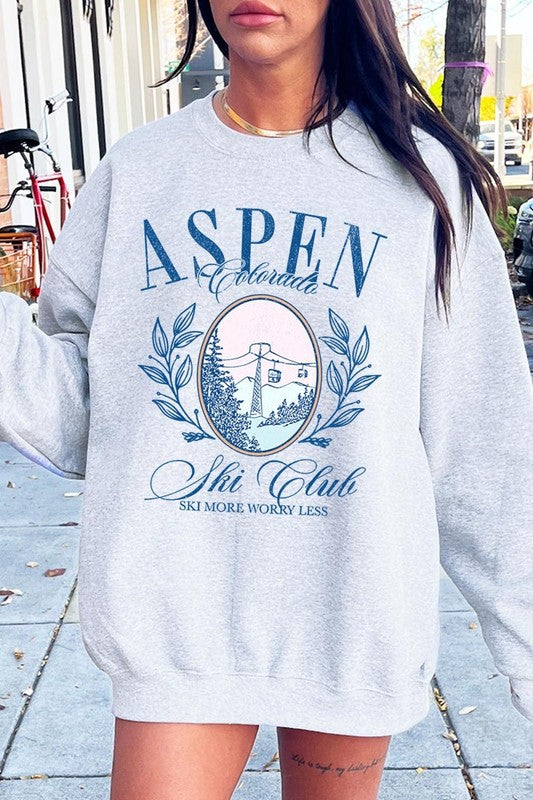 Aspen Ski Club Graphic Sweatshirt