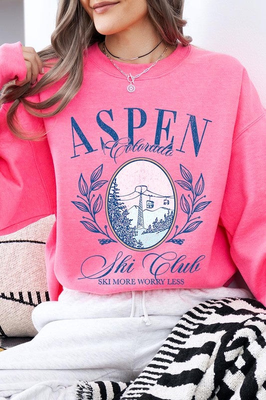 Aspen Ski Club Graphic Plus Sweatshirt