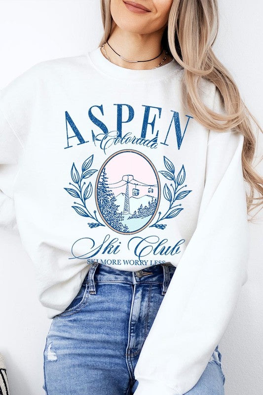 Aspen Ski Club Graphic Plus Sweatshirt