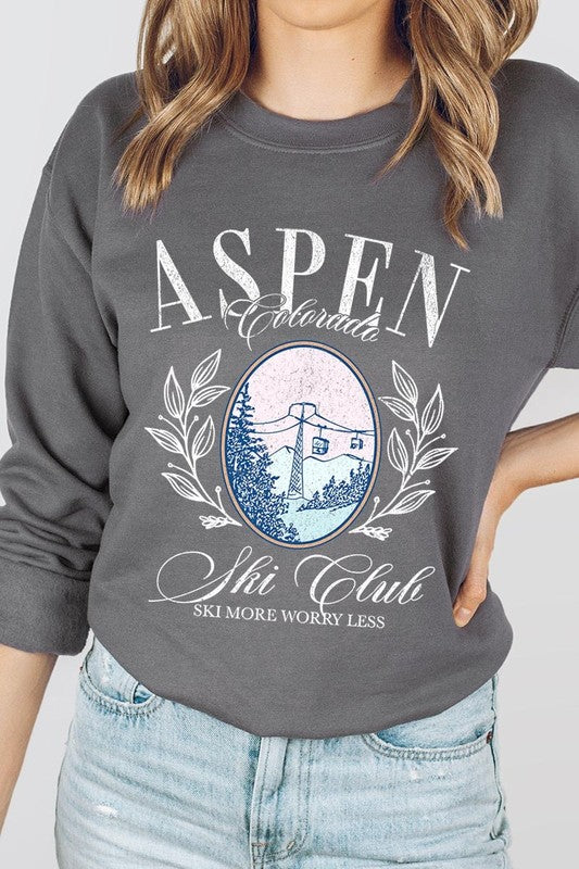 Aspen Ski Club Graphic Plus Sweatshirt