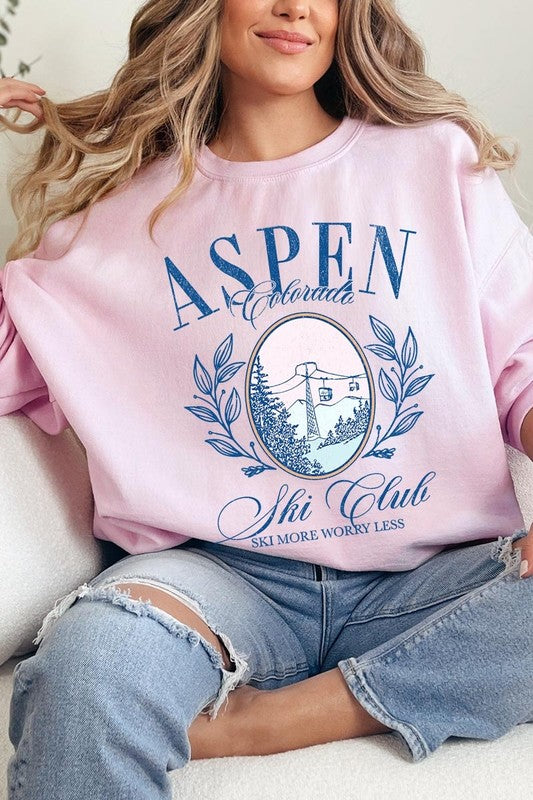 Aspen Ski Club Graphic Plus Sweatshirt