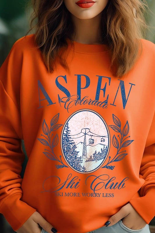 Aspen Ski Club Graphic Plus Sweatshirt