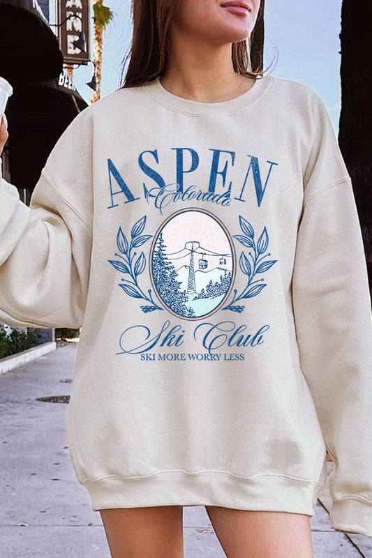 Aspen Ski Club Graphic Plus Sweatshirt