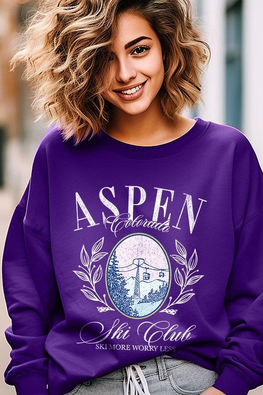 Aspen Ski Club Graphic Plus Sweatshirt