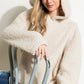 Fuzzy Faux Fur Oversized Sweatshirt