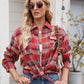 Mandy Plaid Button Up Long Sleeve Shirt