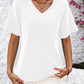 V-Neck Dropped Shoulder T-Shirt