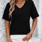 V-Neck Dropped Shoulder T-Shirt