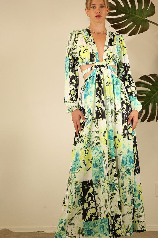 Printed Maxi Dress