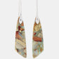 Handmade Natural Stone Dangle Earrings