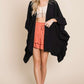 Wide sleeves ruffle kimono KRT1650-1