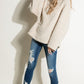 Fuzzy Faux Fur Oversized Sweatshirt