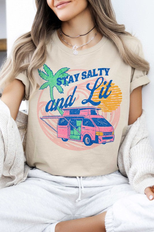 Stay Salty and Lit Graphic Tee