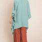 Wide sleeves ruffle kimono KRT1650-1