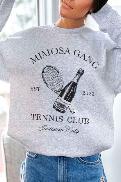 Mimosa Gang Tennis Club Graphic Sweatshirt