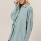 HYFVE Stripe Button Down Long Sleeve Oversized Shirt