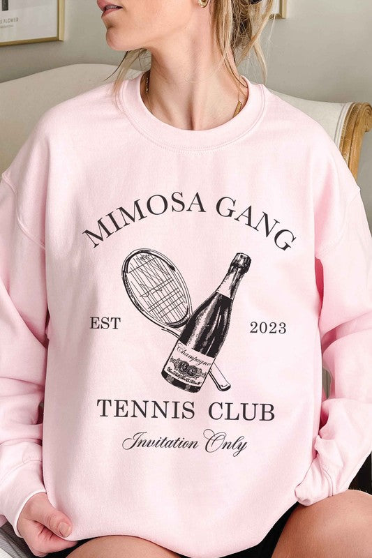 Mimosa Gang Tennis Club Graphic Sweatshirt