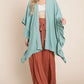 Wide sleeves ruffle kimono KRT1650-1