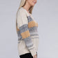 Multicolor Stripe V Neck Sweater