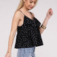 Dot Print Casual Tank Top