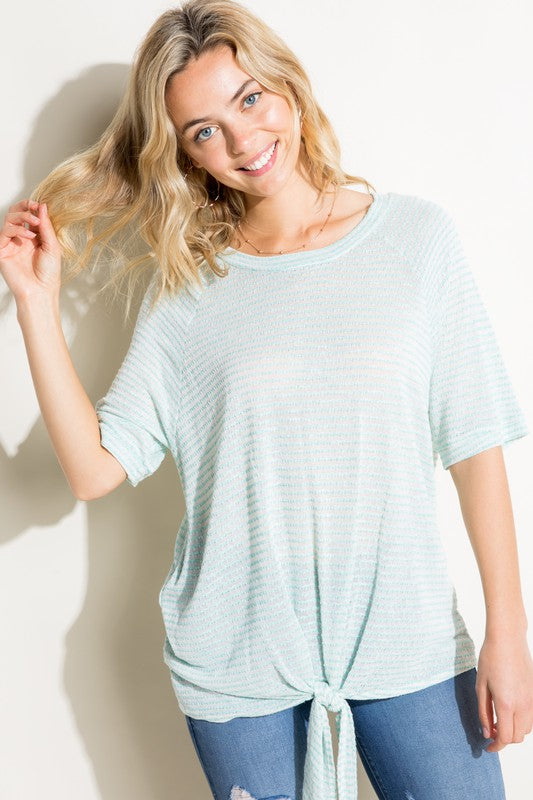 Knit Jersey Boxy Top