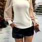 Women Long Sleeve Mock Neck TOP