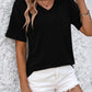 V-Neck Dropped Shoulder T-Shirt