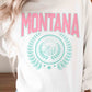 Montana State Wreath Graphic Sweatshirt