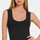 Zenana Cropped Padded Seamless Tank