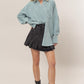 HYFVE Stripe Button Down Long Sleeve Oversized Shirt