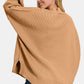 Zenana Side Sit Oversize Sweater