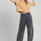 Umgee Elastic Waist Baggy Fit Pants with Pockets