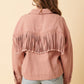 Mittoshop Fringe Detail Cotton Twill Jacket