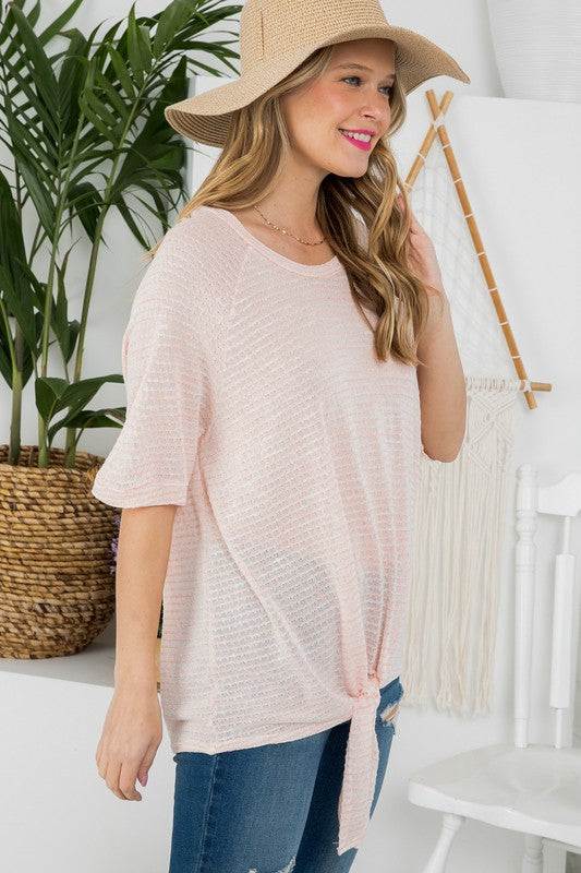 Knit Jersey Boxy Top