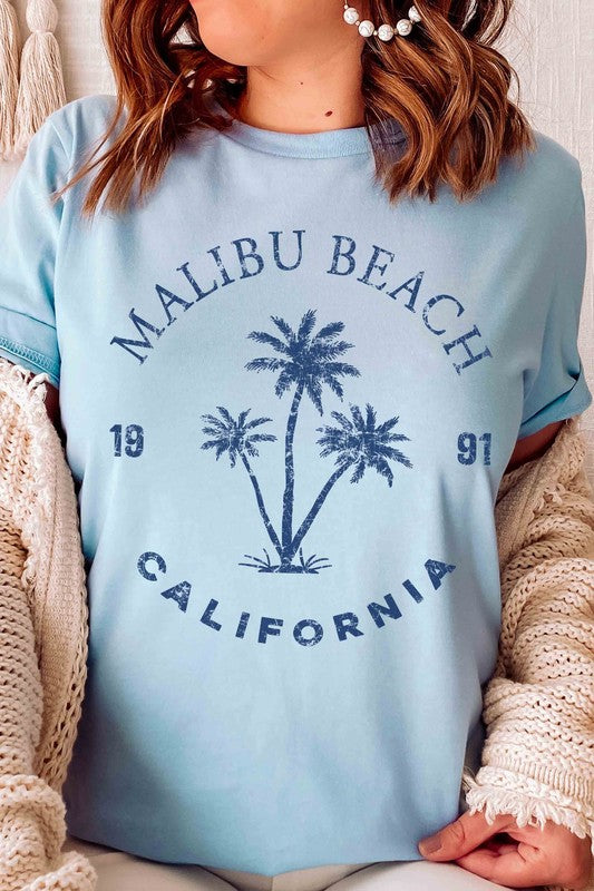 Malibu Beach Graphic Tee