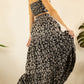 Twist Crop Top And Tiered Maxi Skirt Set