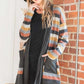 Multi Color Stripe Cardigan