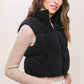 Love Tree Corduroy Zip Up Puffer Vest with Pockets