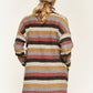 Multi Color Stripe Cardigan