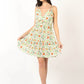 VERY J Floral Back Smocked Ruffled Mini Dress