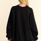 Davi & Dani Round Neck Raglan Sleeve Sweatshirt